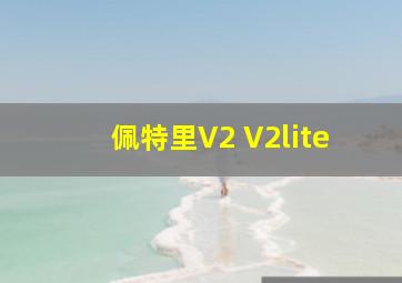 佩特里V2 V2lite